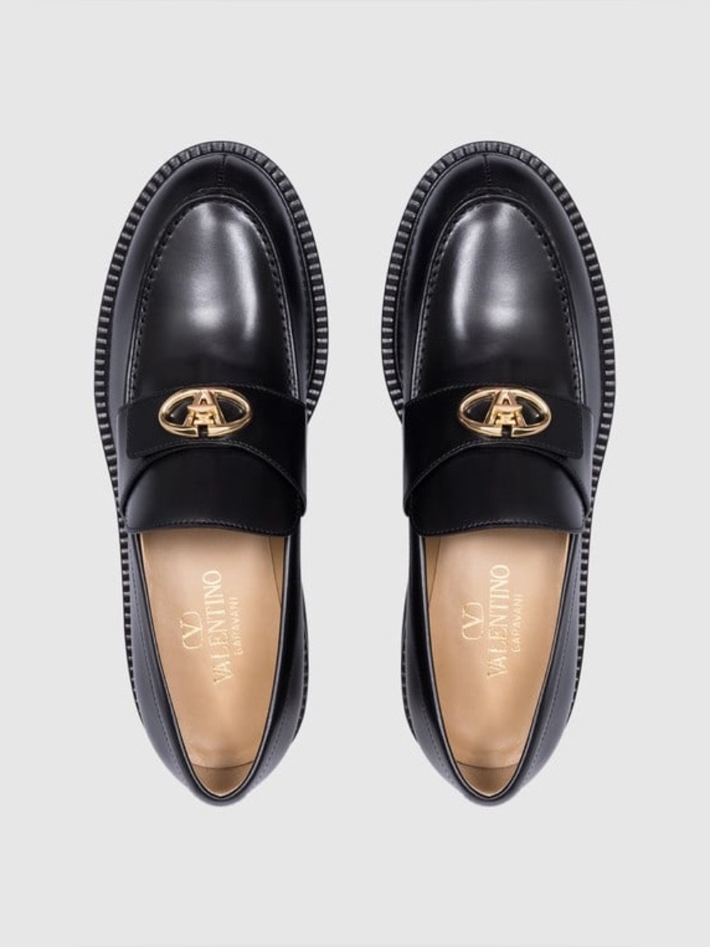 Valentino Garavani Vlogo Turnlock Loafers - 40